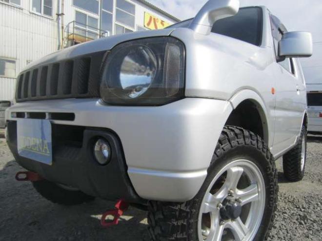 AZオフロードXC 4WD　道外仕入れ リフトアップ 左右レカロシート 社外アルミ+MTタイヤ フォグ バイザー マフラー エンスタ 車検令和10年4月 スタッドレス+アルミセット積込み 1年間走行無制限保証付 660