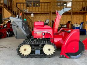 除雪機　ホンダ　HSM1390i！ハイブリッド！左右旋回レバー！