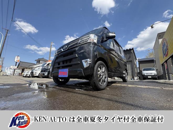 アトレーATRAI WAGON 4WD CUSTOM RS-LTD寒冷地仕様　パワースライドドア　ＶＳＣ　ブレーキアシスト　アイドリングSTOP ブルートゥースフルセグナビ　バックカメラ　純正LED　エンスタ　フォグランプ　ETC 夏タイヤ新品　全磨　エンジンオイル交換ATF交換 4WD 660 5Dr