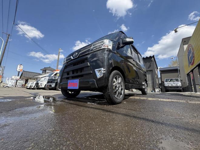 アトレーATRAI WAGON 4WD CUSTOM RS-LTD寒冷地仕様　パワースライドドア　ＶＳＣ　ブレーキアシスト　アイドリングSTOP ブルートゥースフルセグナビ　バックカメラ　純正LED　エンスタ　フォグランプ　ETC 夏タイヤ新品　全磨　エンジンオイル交換ATF交換 4WD 660 5Dr