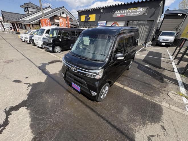 アトレーATRAI WAGON 4WD CUSTOM RS-LTD寒冷地仕様　パワースライドドア　ＶＳＣ　ブレーキアシスト　アイドリングSTOP ブルートゥースフルセグナビ　バックカメラ　純正LED　エンスタ　フォグランプ　ETC 夏タイヤ新品　全磨　エンジンオイル交換ATF交換 4WD 660 5Dr