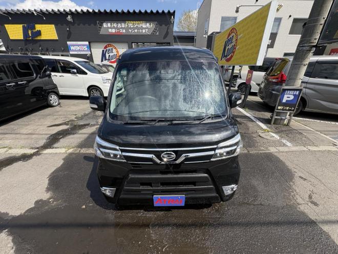 アトレーATRAI WAGON 4WD CUSTOM RS-LTD寒冷地仕様　パワースライドドア　ＶＳＣ　ブレーキアシスト　アイドリングSTOP ブルートゥースフルセグナビ　バックカメラ　純正LED　エンスタ　フォグランプ　ETC 夏タイヤ新品　全磨　エンジンオイル交換ATF交換 4WD 660 5Dr