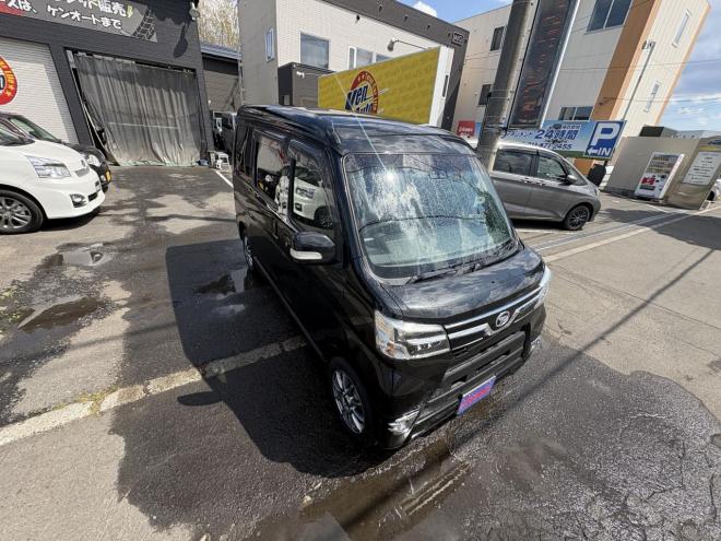 アトレーATRAI WAGON 4WD CUSTOM RS-LTD寒冷地仕様　パワースライドドア　ＶＳＣ　ブレーキアシスト　アイドリングSTOP ブルートゥースフルセグナビ　バックカメラ　純正LED　エンスタ　フォグランプ　ETC 夏タイヤ新品　全磨　エンジンオイル交換ATF交換 4WD 660 5Dr