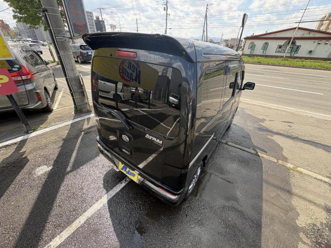アトレーATRAI WAGON 4WD CUSTOM RS-LTD寒冷地仕様　パワースライドドア　ＶＳＣ　ブレーキアシスト　アイドリングSTOP ブルートゥースフルセグナビ　バックカメラ　純正LED　エンスタ　フォグランプ　ETC 夏タイヤ新品　全磨　エンジンオイル交換ATF交換 4WD 660 5Dr