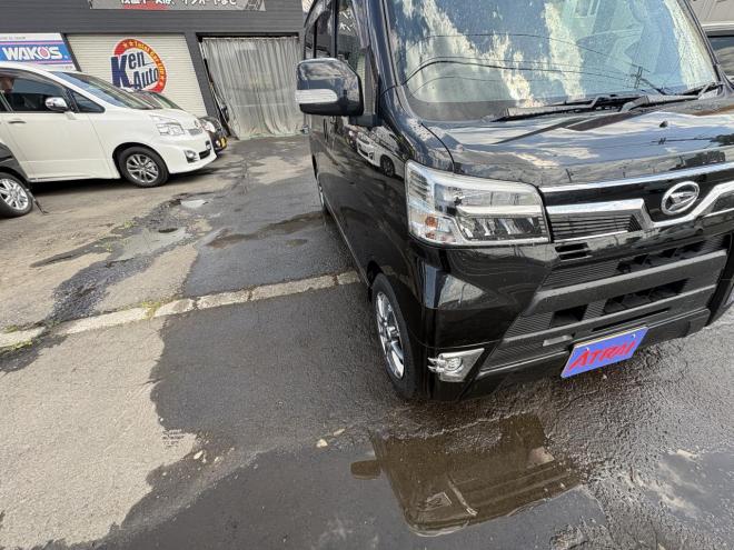 アトレーATRAI WAGON 4WD CUSTOM RS-LTD寒冷地仕様　パワースライドドア　ＶＳＣ　ブレーキアシスト　アイドリングSTOP ブルートゥースフルセグナビ　バックカメラ　純正LED　エンスタ　フォグランプ　ETC 夏タイヤ新品　全磨　エンジンオイル交換ATF交換 4WD 660 5Dr