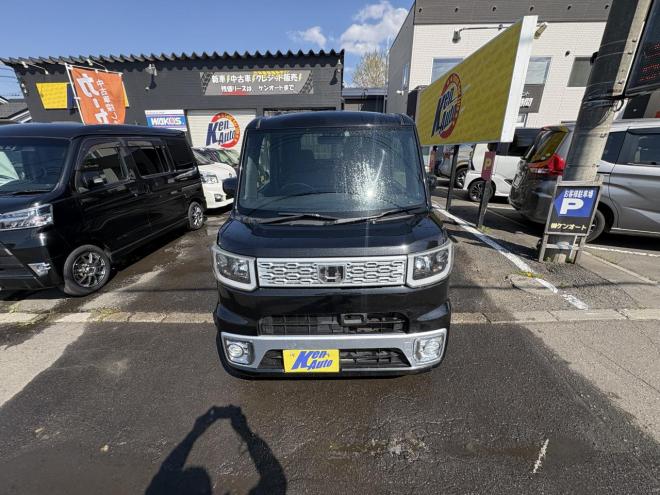 ウェイクWAKE 4WD G-SA TURBO寒冷地仕様　両側パワースライドドア　ブレーキアシスト　VSC　LEDヘッド　エンスタ　ブルートゥースフルセグナビ　シートヒーター　ETC　バイザー　フォグ　スタットレス　　エンジンオイル交換　オイルエレメント交換 4WD 660 ５Dr