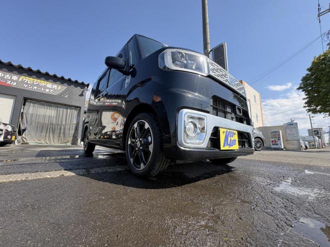 ウェイクWAKE 4WD G-SA TURBO寒冷地仕様　両側パワースライドドア　ブレーキアシスト　VSC　LEDヘッド　エンスタ　ブルートゥースフルセグナビ　シートヒーター　ETC　バイザー　フォグ　スタットレス　　エンジンオイル交換　オイルエレメント交換 4WD 660 ５Dr