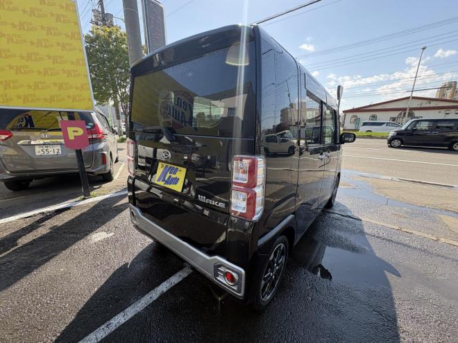 ウェイクWAKE 4WD G-SA TURBO寒冷地仕様　両側パワースライドドア　ブレーキアシスト　VSC　LEDヘッド　エンスタ　ブルートゥースフルセグナビ　シートヒーター　ETC　バイザー　フォグ　スタットレス　　エンジンオイル交換　オイルエレメント交換 4WD 660 ５Dr