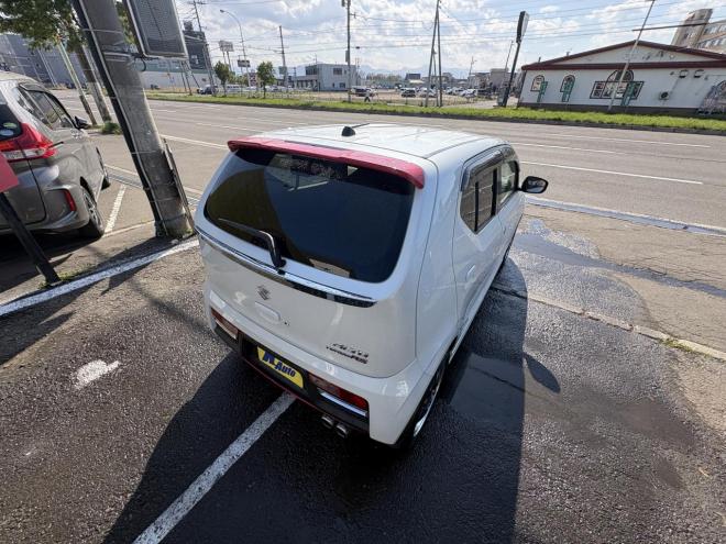 アルトALTO TURBO RS 4WD本州仕入　寒冷地仕様　ブレーキアシスト　TURBO 5AG 純正ワンセグナビ　シートヒーター　HIDヘッド　PUSHスタート　スマートキースペアー有　１５インチアルミ　エンジンオイル交換　スタットレス付　スポーツマフラー付　ETC 4WD 660 5Dr