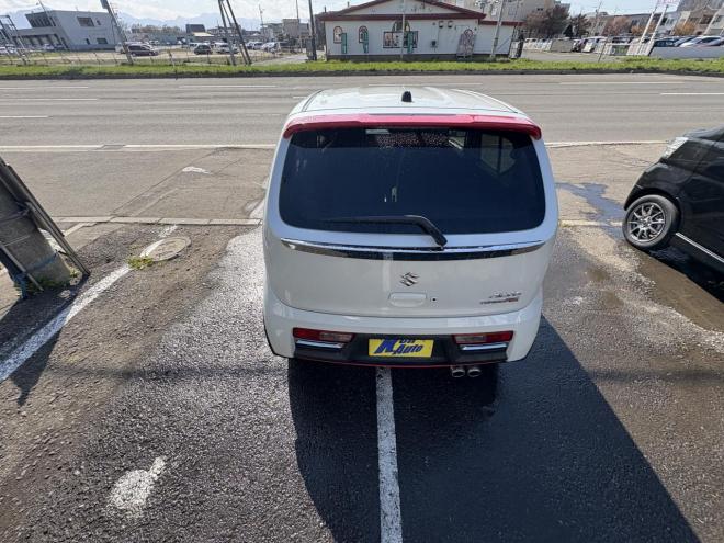 アルトALTO TURBO RS 4WD本州仕入　寒冷地仕様　ブレーキアシスト　TURBO 5AG 純正ワンセグナビ　シートヒーター　HIDヘッド　PUSHスタート　スマートキースペアー有　１５インチアルミ　エンジンオイル交換　スタットレス付　スポーツマフラー付　ETC 4WD 660 5Dr