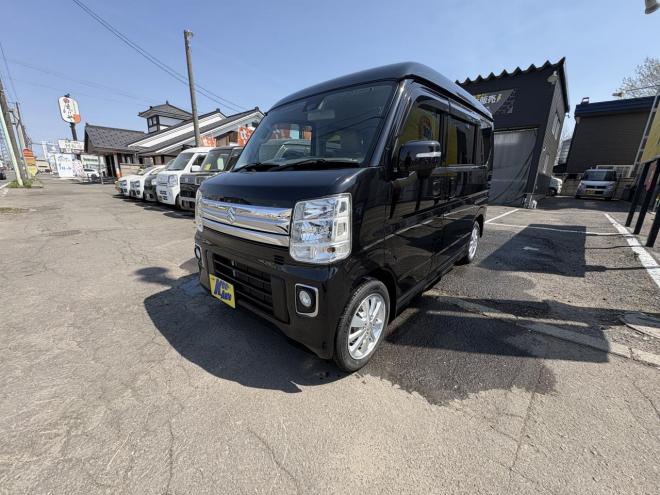 エブリィEVERY WAGON 4WD PZ -SP寒冷地仕様　両パワースライド　オートステップ　ブレーキアシスト　ＶＳＣ　エンスタ　HID フルセグナビ　リアヒーター　ETC　バイザー　フォグランプ　エンジンオイル交換 ATF交換　全磨き済み　スタットレス付 4WD 660 5Dr