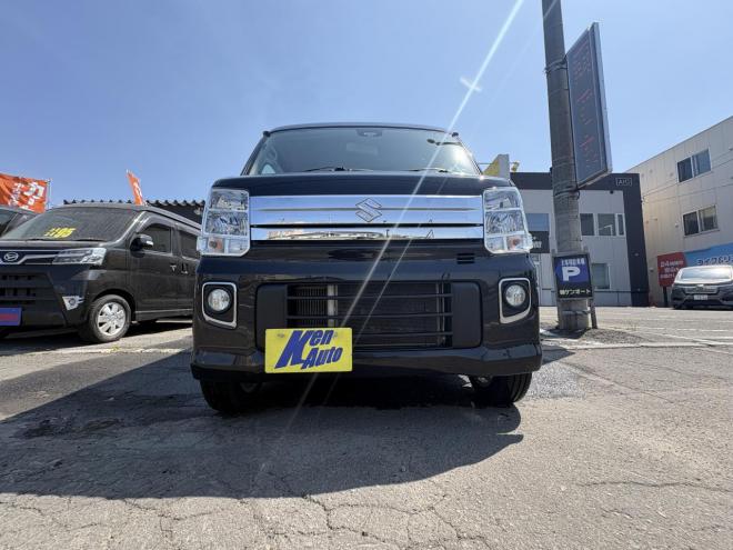 エブリィEVERY WAGON 4WD PZ -SP寒冷地仕様　両パワースライド　オートステップ　ブレーキアシスト　ＶＳＣ　エンスタ　HID フルセグナビ　リアヒーター　ETC　バイザー　フォグランプ　エンジンオイル交換 ATF交換　全磨き済み　スタットレス付 4WD 660 5Dr