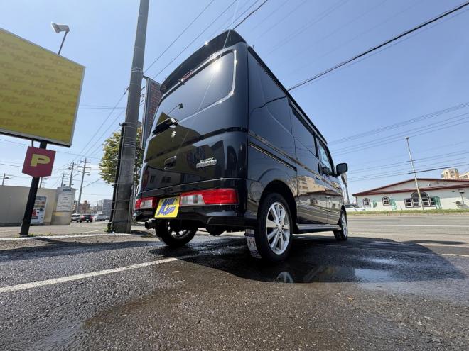 エブリィEVERY WAGON 4WD PZ -SP寒冷地仕様　両パワースライド　オートステップ　ブレーキアシスト　ＶＳＣ　エンスタ　HID フルセグナビ　リアヒーター　ETC　バイザー　フォグランプ　エンジンオイル交換 ATF交換　全磨き済み　スタットレス付 4WD 660 5Dr