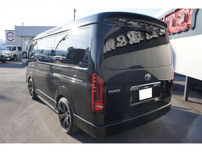 ハイエース2.7 GL ロング ミドルルーフ 4WD　IFUU製　IF-WB8　10人乗り対面ラウンジベッド仕様　415COBRAクリーンルック3フロントスポイラー&バッドラッカー毒牙18インチAW　イクリプス製10.1インチフローティングナヒ　純正EGスターター 2700