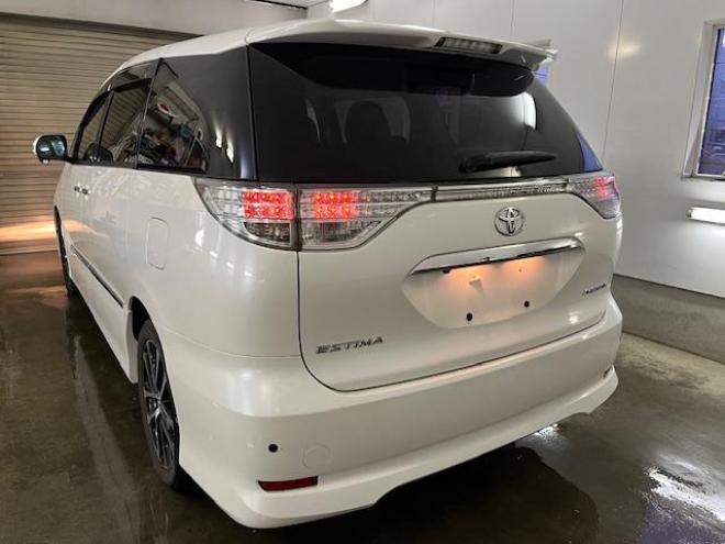 エスティマアエラス　プレミアムエディション　本州仕入　寒冷地仕様　禁煙車　パワーバックドア　両側パワースライドドア　純正ブラックハーフレザーシート　純正１８インチＡＷ　社外１８ＡＷ＋スタッドレスタイヤ付　前後コーナーセンサー　フロントガラス熱線 4WD 2400 5Dr
