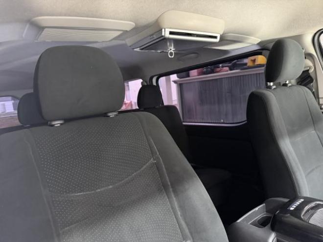 ハイエースバン4型スーパーGLディーゼルターボ 本州車寒冷地仕様 アルパイン8インチナビモニター アルパインフリップダウンモニター11インチ バックカメラ 両側パワースライドドア 社外後席スピーカー ドライブレコーダー レーダー探知機 リアヒータークーラー 社外リップスポイラー アルミ17インチ 車検新規 12ヶ月点検整備済 保証付！試乗即乗りOK 4WD 3000 5Dr