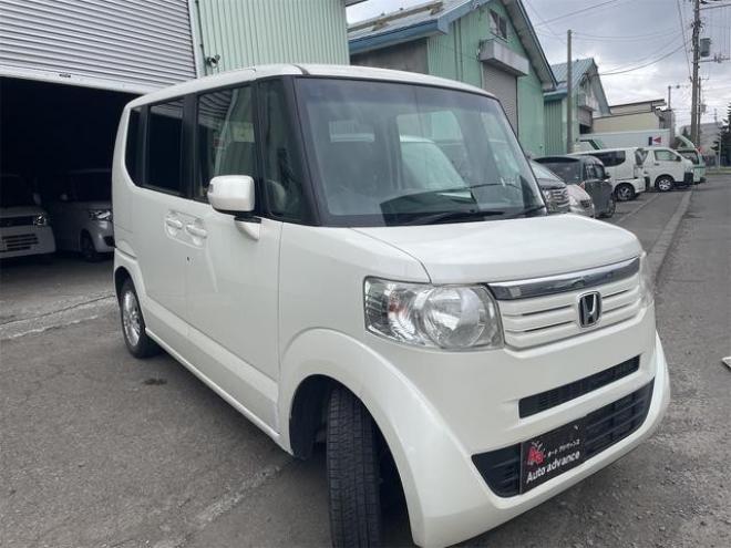 N-BOXＧ　２ＷＤ　ＦＦ車　バックカメラ　両側スライド・片側電動　ＴＶ　新在庫値　下げ中！ＧＷスペシャル！　スマートキー　アイドリングストップ　ＣＶＴ　盗難防止システム　ＡＢＳ　ＥＳＣ 2WD 660 5Dr