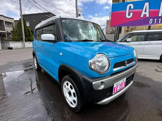 ハスラーG 4WD　プッシュスタート　シートヒーター　ヒルディセントコントロール　横滑り防止装置　衝突軽減ブレーキ　アイドリングストップ　社外CDオーディオ　純正アルミホイール夏　スマートキー 660