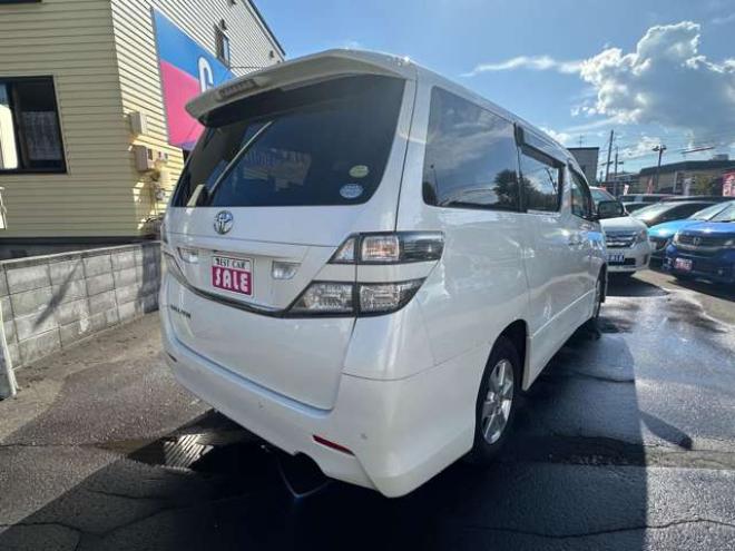 ヴェルファイア2.4 Z プラチナセレクション 4WD　両側パワースライドドア　HDDナビ　フルセグTV　バックモニター　プッシュスタート　横滑り防止装置　コーナーセンサー　パワーバックドア　純正アルミホイール　純正エンンジンスターター 2400
