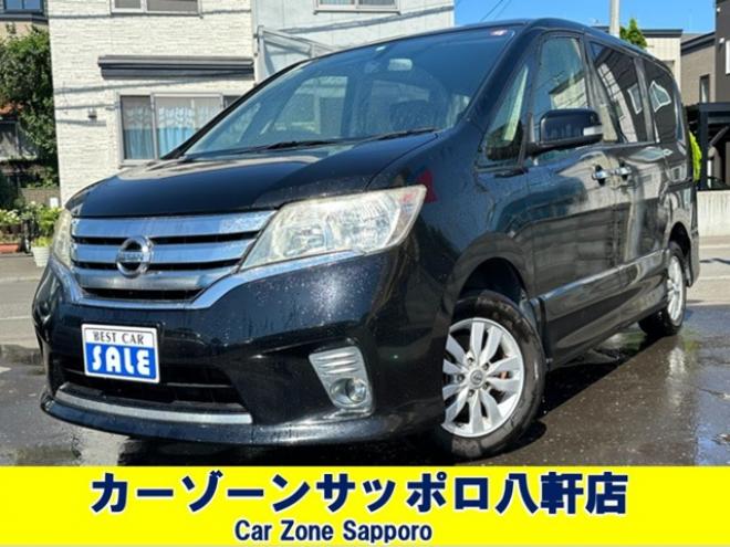 セレナ2.0 ハイウェイスター 4WD　ワンオーナー　両側ワンタッチオートスライドドア　ETC　横滑り防止装置　アイドリングストップ　バックモニター 2000