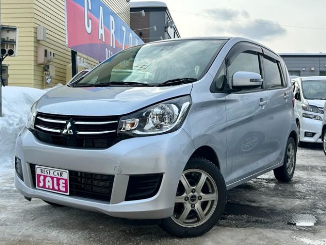 eKワゴンG セーフティ パッケージ 助手席ムービングシート仕様車 4WD　エマージェンシーブレーキ　アラウンドビューモニター　ナビフルセグTVバックモニター 660