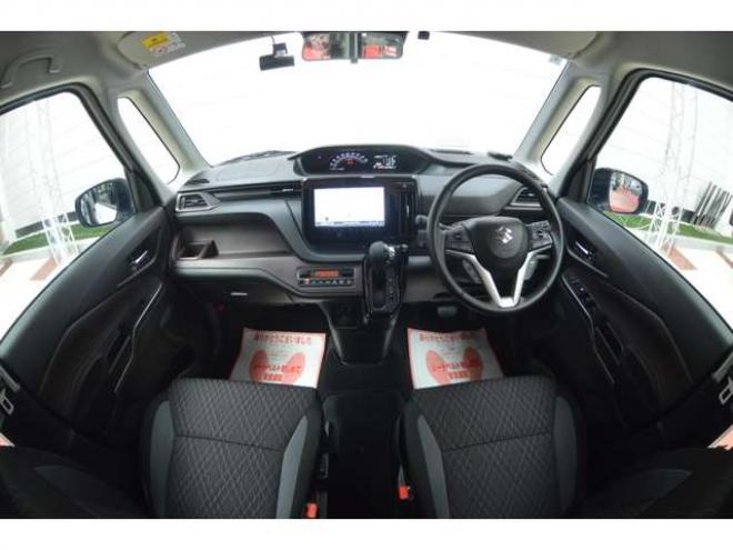 ソリオ1.2 バンディット ハイブリッド MV 4WD　レンタアップ車ハイブリッド4WDセーフティサポート搭載スズキコネクト対応通信機装着車アダプティブクルーズコントロールハイビームアシスト全方位モニター9インチナビ両側オートスライドドアETCドラレコ 1200