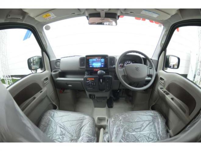 エブリィJリミテッド ハイルーフ 4WD　届出済未使用車4WDターボハイルーフセーフティサポート搭載アイドリングストップ両側オートスライドドア7インチワイドディスプレイオーディオハイビームアシストLEDライト後退時ブレーキサポート 登録済未使用車 660