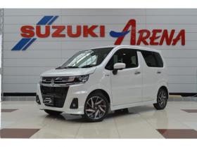ワゴンR　カスタムZ ハイブリッド ZT 4WD　ワンオーナー車ハイブリッド4WDターボセーフティサポート搭載パドルシフト全方位モニターカメラパッケージアイドリングストップLEDアダプティブクルーズコントロールヘッドアップディスプレイ 660