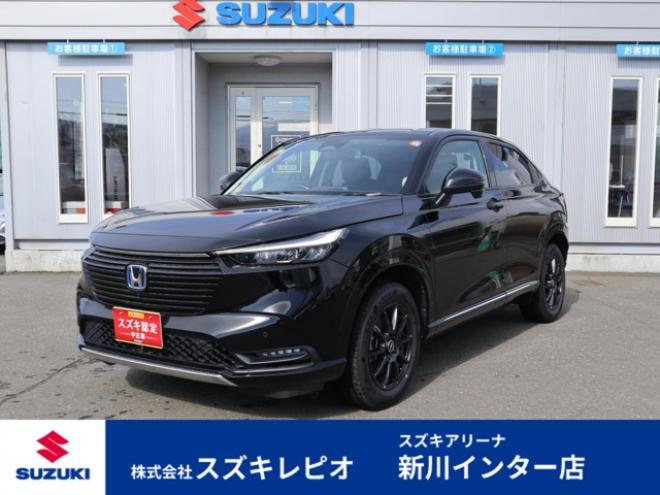 ヴェゼル1.5 e:HEV Z 4WD　純正フルセグナビ　全方位カメラ　社外ドラレコ付きデジタルルームミラー　ワイヤレス充電器　シートヒーター　アダプティブクルーズコントロール　電動パーキング　電動バックドア　ステアリングヒーター 1500