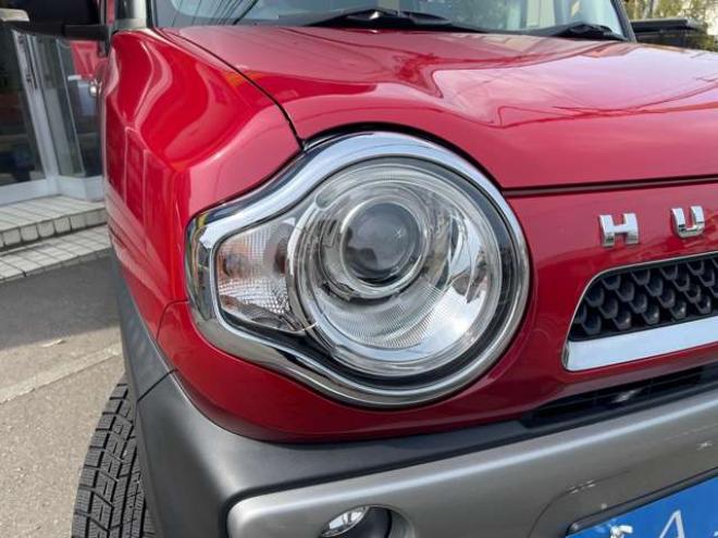 ハスラーXターボ 4WD　1年走行距離無制限保証付/Bluetooth/ナビ・フルセグTV/バックカメラ/エンジンスターター/HIDヘッドライト/LEDフォグライト/キー2本/シートヒーター/インタークーラーターボ/車検残R9年7月/法廷整備/修復歴無し 660
