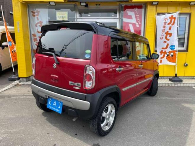 ハスラーXターボ 4WD　1年走行距離無制限保証付/Bluetooth/ナビ・フルセグTV/バックカメラ/エンジンスターター/HIDヘッドライト/LEDフォグライト/キー2本/シートヒーター/インタークーラーターボ/車検残R9年7月/法廷整備/修復歴無し 660