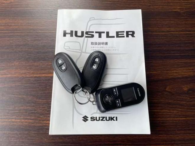 ハスラーXターボ 4WD　1年走行距離無制限保証付/Bluetooth/ナビ・フルセグTV/バックカメラ/エンジンスターター/HIDヘッドライト/LEDフォグライト/キー2本/シートヒーター/インタークーラーターボ/車検残R9年7月/法廷整備/修復歴無し 660