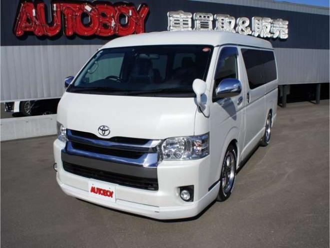 ハイエース2.7 GL ロング ファインテックツアラー 4WD　アルパインBIG-Xナビ&後席フリップダウンモニター　両側パワースライドドア　社外ETC　ISOFIX対応キャプテンシート　415COBRAクリーンルック3Fスポイラー　BADRACKER17インチAW　ドラレコ 2700
