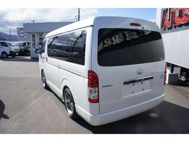 ハイエース2.7 GL ロング ファインテックツアラー 4WD　アルパインBIG-Xナビ&後席フリップダウンモニター　両側パワースライドドア　社外ETC　ISOFIX対応キャプテンシート　415COBRAクリーンルック3Fスポイラー　BADRACKER17インチAW　ドラレコ 2700