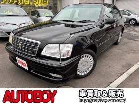 クラウン　ロイヤル 2.5 ロイヤルエクストラ Four 4WD　キーレス・電動格納ミラー(ヒーテッドミラー)・純正オーディオ・オートエアコン・ETC・パワーランバーサポート・レーダー探知機・革ステアリング・ECTボタン 2500