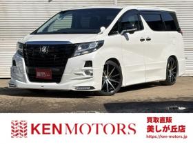 アルファード　3.5 SA 4WD　TRDエアロ　クリスタルアイLEDテール　ダウンサス　レザー調シートカバー　アルパインナビ　フリップダウン　スピーカー　デジタルインナーミラー　シュタイナー20インチ　シーケンシャルウィンカー 3500