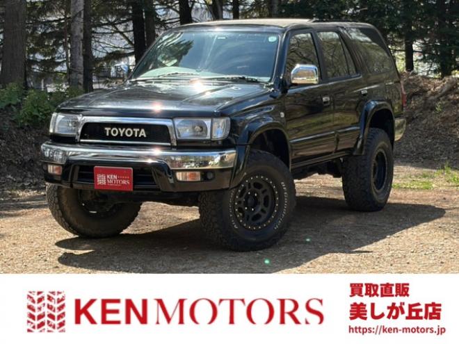 ハイラックスサーフ2.7 SSR-X Vセレクション 4WD　社外ナビ　バックカメラ　リフトアップ　社外アルミホイール　エアコン　ETC　ドライブレコーダー　パワステ　パワーウィンドウ　ABS　キーレスエントリー　ルーフレール 2700