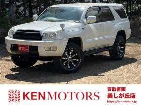 ハイラックスサーフ　2.7 SSR-G 4WD　禁煙車　パワステ　パワーウィンドウ　ETC　社外ナビ　バックカメラ　キーレスエントリー　リフトアップ　エンジンスターター　寒冷地仕様　ABS　エアコン　盗難防止装置　社外アルミホイール 2700