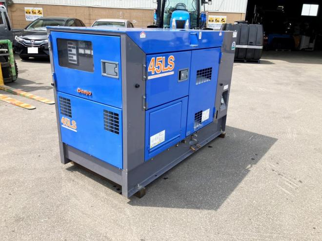 発電機デンヨー　中古　DCA-45LSK　エンジン発電機　動力源