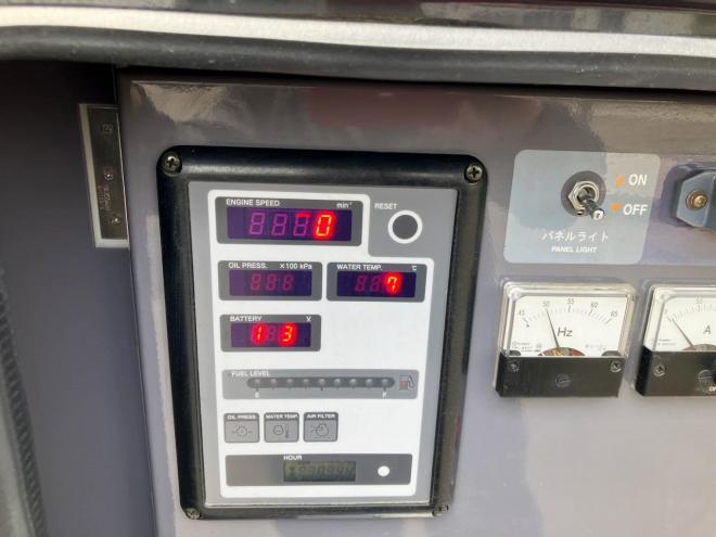 発電機デンヨー　中古　DCA-45LSK　エンジン発電機　動力源