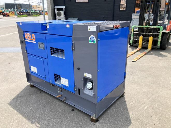 発電機デンヨー　中古　DCA-45LSK　エンジン発電機　動力源