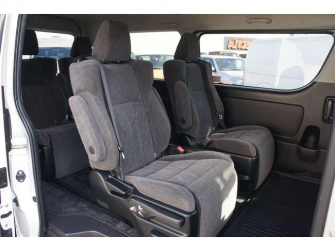 ハイエース2.7 GL ロング ファインテックツアラー 4WD　アルパインBIG-Xナビ&後席フリップダウンモニター　両側パワースライドドア　社外ETC　ISOFIX対応キャプテンシート　415COBRAクリーンルック3Fスポイラー　BADRACKER17インチAW　ドラレコ 2700