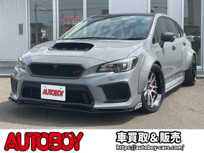 レヴォーグ2.0 STI スポーツ アイサイト 4WD　東京オートサロン2020受賞車　フロント片側60mmワイド　リア片側85mmワイド　ナルドグレー全塗装　BRIDEセミバケットシート　WRX後期Fバンパー　フロント6POTキャリパー　CUSCO製車高調　車幅公認済み 2000
