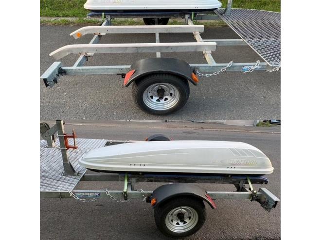 トレーラーソレックス2艇積み普通トレーラー　最大積載量450㎏　車両総重量670㎏