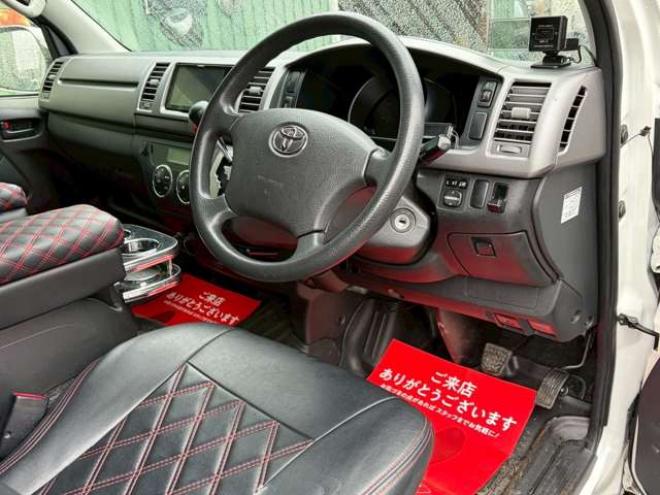 ハイエースバン3.0 スーパーGL ロング ディーゼルターボ 4WD　社外ナビ　地デジ　バックカメラ　ベットキット　ETC　記録簿　パワステ　パワーウィンドウ　エアコン　キーレスエントリー　盗難防止装置　ABS 3000