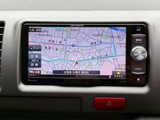 ハイエースバン3.0 スーパーGL ロング ディーゼルターボ 4WD　社外ナビ　地デジ　バックカメラ　ベットキット　ETC　記録簿　パワステ　パワーウィンドウ　エアコン　キーレスエントリー　盗難防止装置　ABS 3000