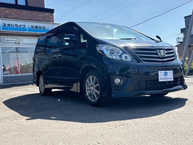 アルファード2.4 240SタイプゴールドⅡ 4WD　ローンが不安な方＜優遇ローン＞　後期型　純正8型ナビ　後席モニター　両側パワスラ 4WD 2400 5Dr