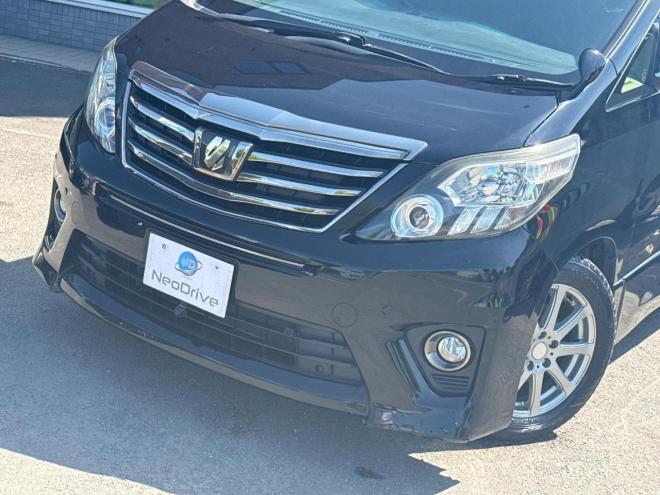 アルファード2.4 240SタイプゴールドⅡ 4WD　ローンが不安な方＜優遇ローン＞　後期型　純正8型ナビ　後席モニター　両側パワスラ 4WD 2400 5Dr
