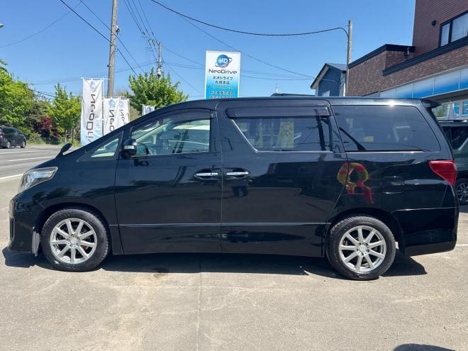 アルファード2.4 240SタイプゴールドⅡ 4WD　ローンが不安な方＜優遇ローン＞　後期型　純正8型ナビ　後席モニター　両側パワスラ 4WD 2400 5Dr