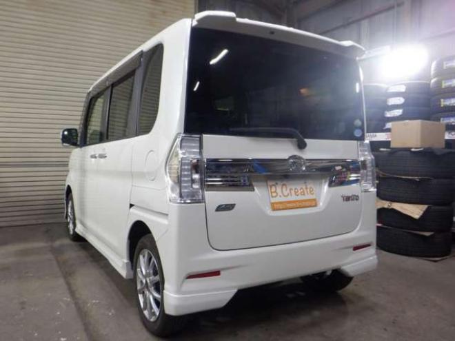 タントカスタム X SA 4WD　ナビ・TV・バックカメラ・B/T・LEDヘッドライト・パワスラ・プッシュスタート・スマートキー・スマアシ・ETC・純正エンスタ・フォグランプ・アイドリングストップ・オートエアコン・オートライト・リアサンシェード 660
